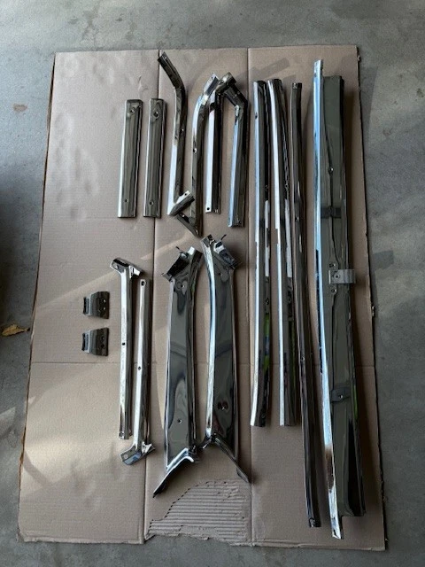 Lincoln Continental 1964 1965 moldura interior moldura completa Foto 2 de 4