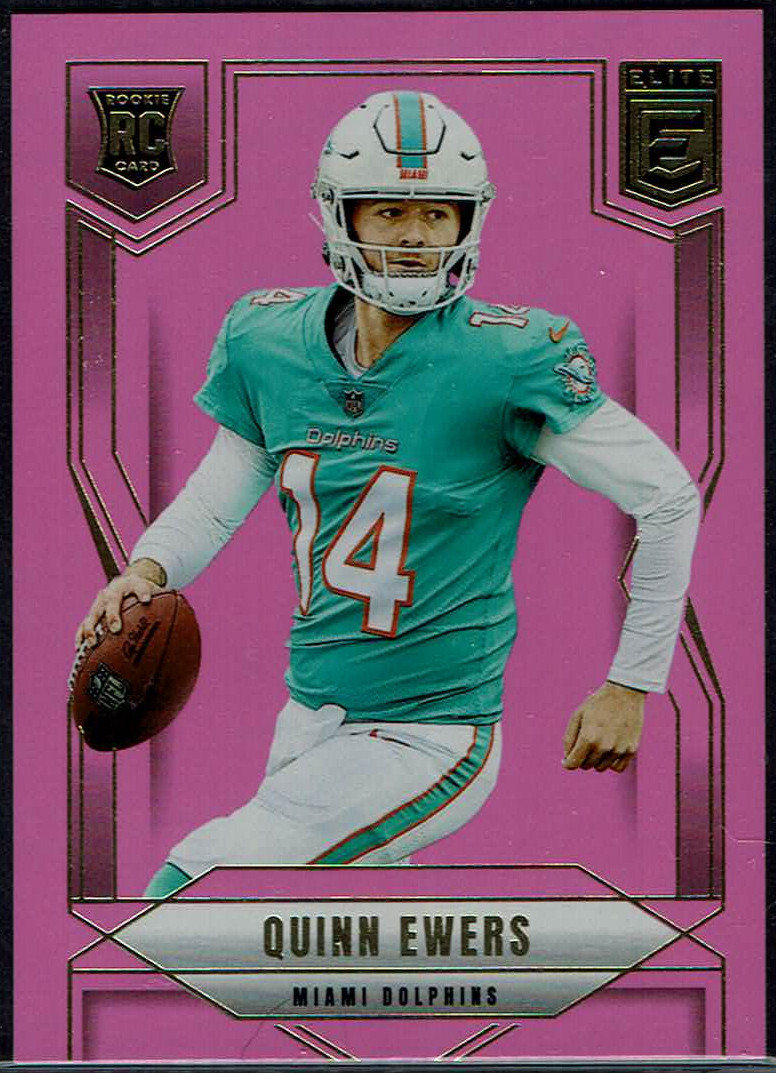 2025 Panini Donruss Elite #116 Quinn Ewers Pink Parallel Rookie Card (RC)