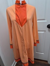 70's Gossard Artemis Color Blocking 1 Pocket House Dress READ