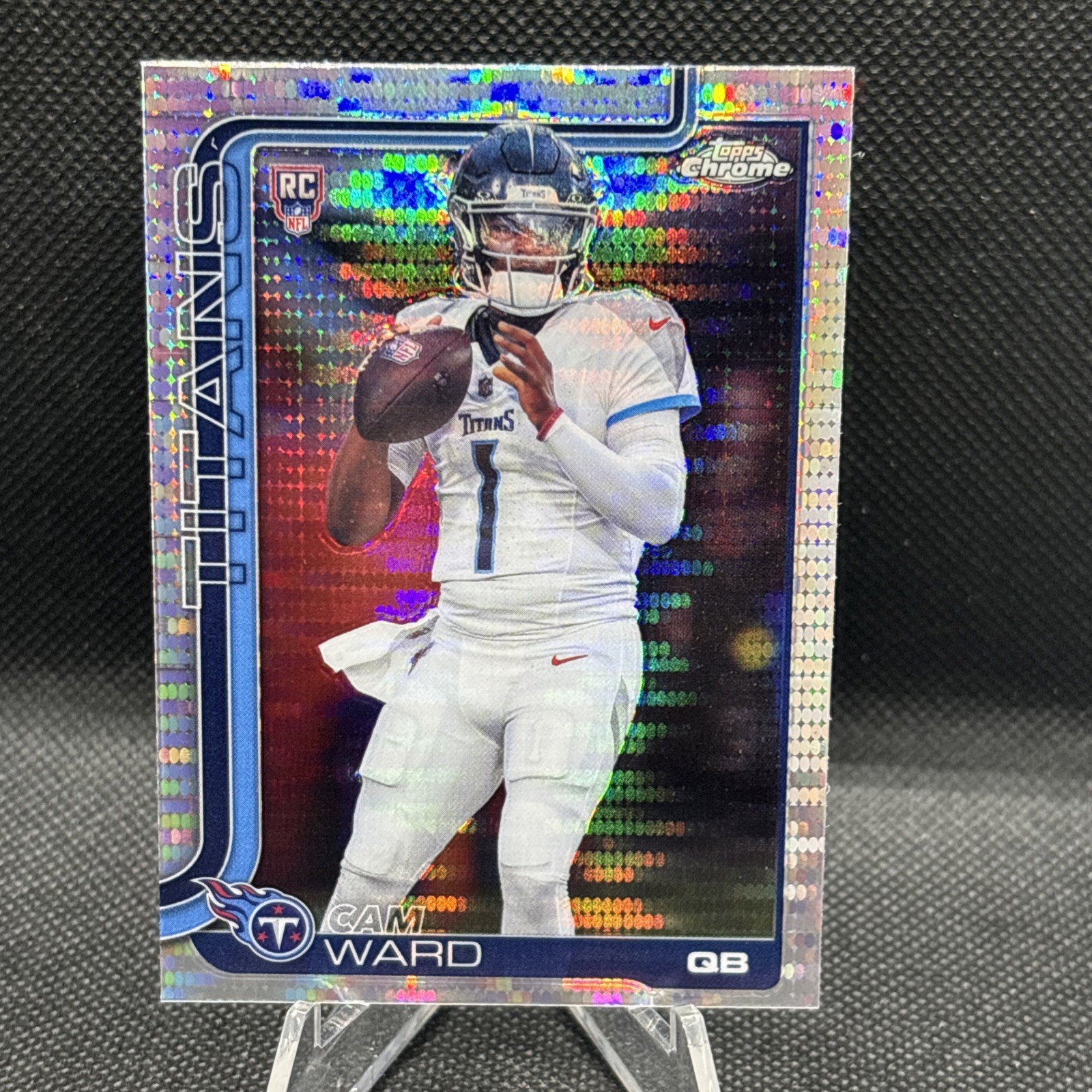 2025 Topps Chrome - Rookies Cam Ward #314 Pulsar Refractor (RC)
