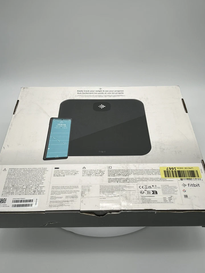 Fitbit Aria Air – Bluetooth Smart Waage – Schwarz – by Google - Bild 2 von 3