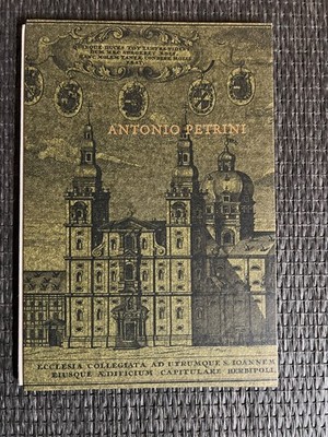 Antonio Petrini : Ein Baumeister des Barock von Hanswernfried Muth |   648