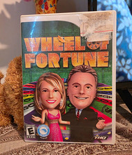 THQ Wheel of Fortune Nintendo Wii 2010 E NTSC-U/C Puzzle Board Manual Included