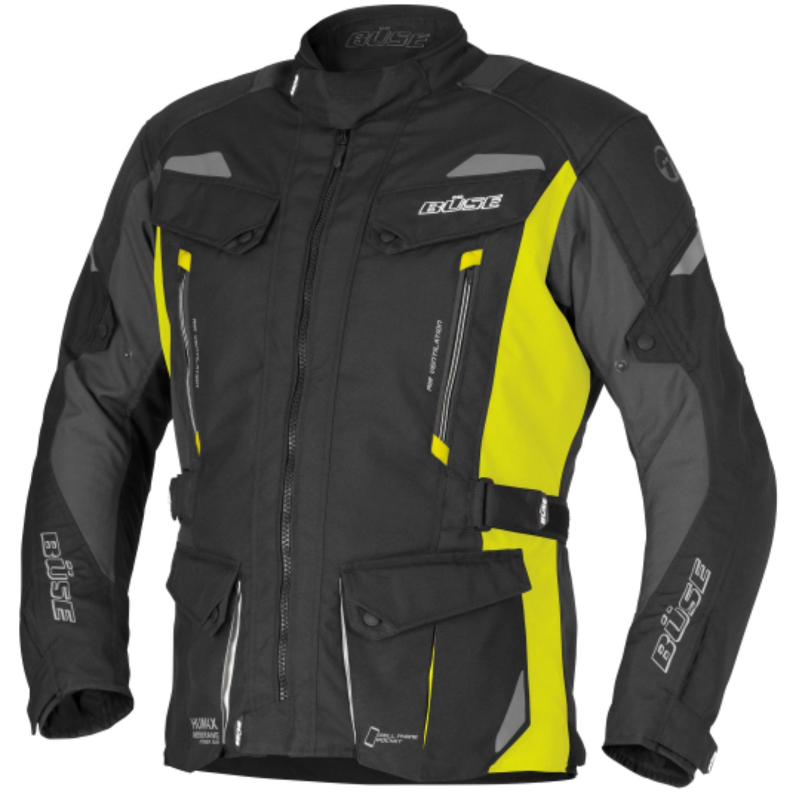 Büse Lago III Motorcycle Jacket XL Waterproof Ventilation Black XL
