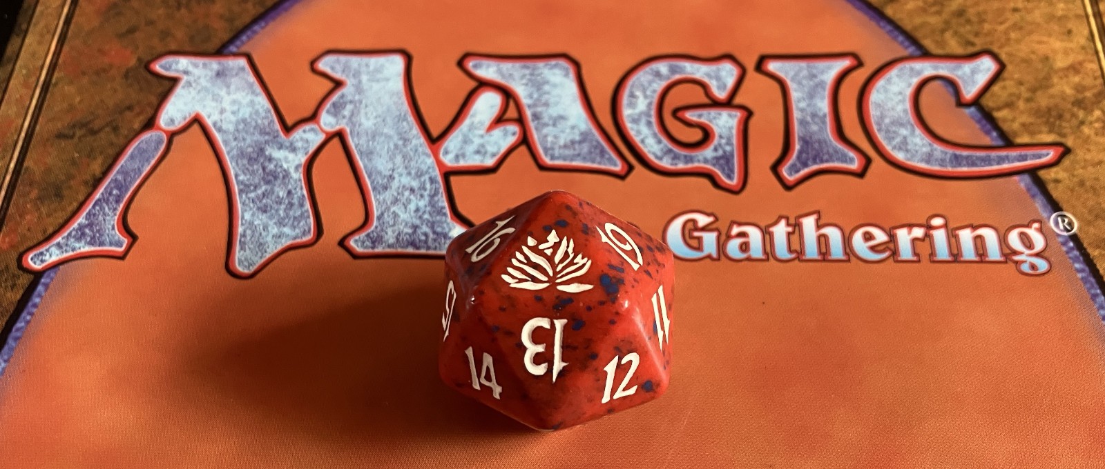 Magic the Gathering- Spindown d20 Life Counter - Beatdown - Black Lotus - Red