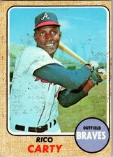 1968 Topps #455 Rico Carty Atlanta Braves
