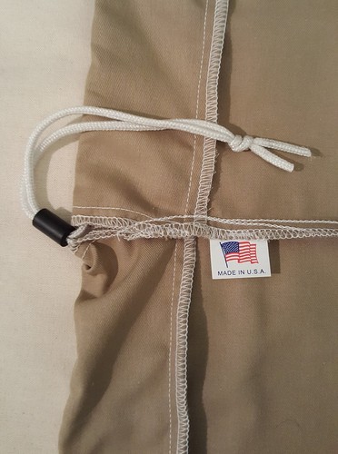 Owen Sewn Heavy Duty 40in x 50in Canvas Laundry Bag - Made in The USA - Picture 3 of 4
