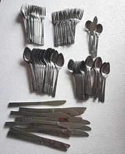 Interpur Cortina Stainless Steel MCM Flatware Japan   91 PCS  14 Settings Plus