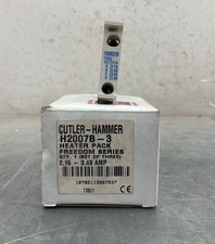 NEW CUTLER HAMMER H2007B-3 STNDRD TRIP HEATER PACK 32/75A OL RELAY 2.15-3.49A