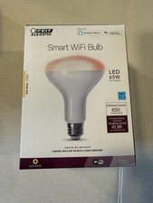 FEIT Electric 65-Watt BR30 Smart WiFi LED Flood Light Bulb - Soft White - NEW