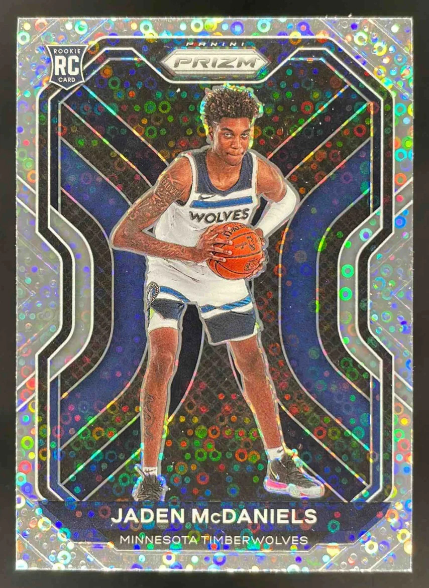 2020-21 Panini Prizm Fast Break Prizms #277 Jaden McDaniels RC