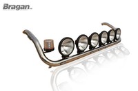 DachträGer +Led +Flecken X6 + Klar LeuchttüRme Passend FüR Scania Pgr Serie Vor