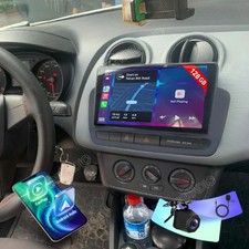 4+128GB Android 15 Carplay Autoradio GPS Navi DSP Für Seat Ibiza IV 6J 2009-2013