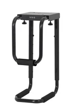 VIVO Black Heavy Duty Adjustable Under-Desk PC Mount, Computer Case Holder