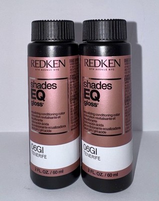 2 PACK! 06GI TENERIFE REDKEN SHADES EQ EQUALIZING CONDITIONING COLOR GLOSS