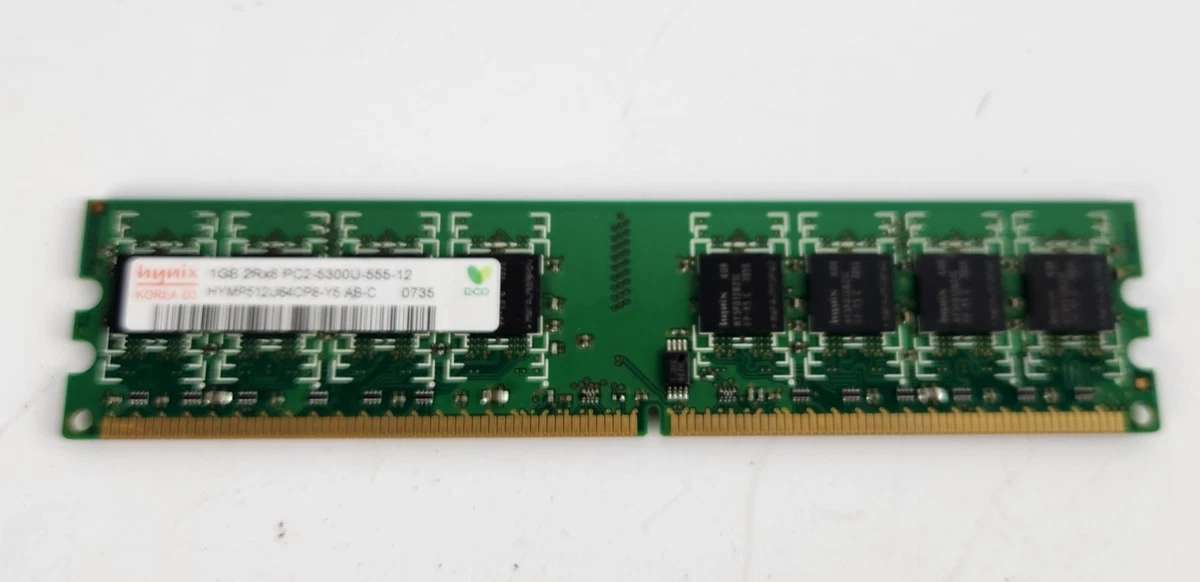 SDRAM SODIMM DDR2 - Hynix 2x 1Go - PC2 5300s (RAM pour PC portables