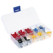 102PCS Insulated Assorted Electrical Wiring Connectors Crimp Terminals Kits