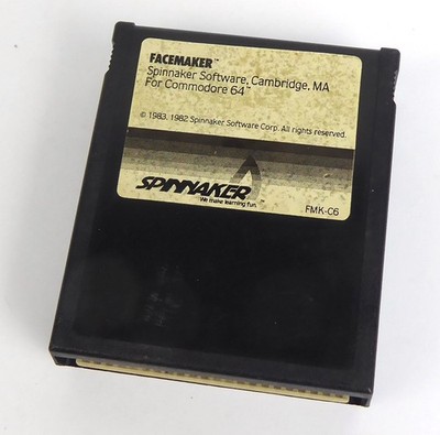 Commodore 64 C64 -- FACEMAKER (Spinnaker) -- Modul Cart