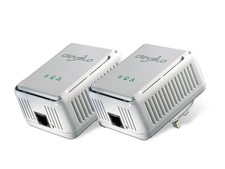 devolo dLAN 200 AVeasy Starter Kit Powerline Netzwerk Adapter - 1 LAN-Port