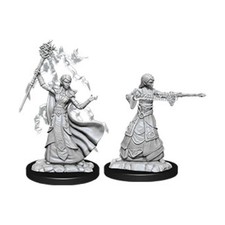 WizKids D D Mini 28mm Elf Female Wizard 2 Pack New