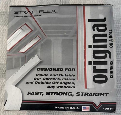 Strait-Flex Original 2-3/8 In. x 100 Ft Outside Corner Bead, SO-100, New