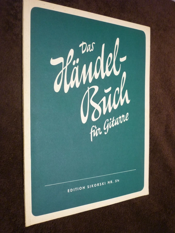 PARTITION GUITARE Das Händel buch fur gitarre TBE - Photo 1/1