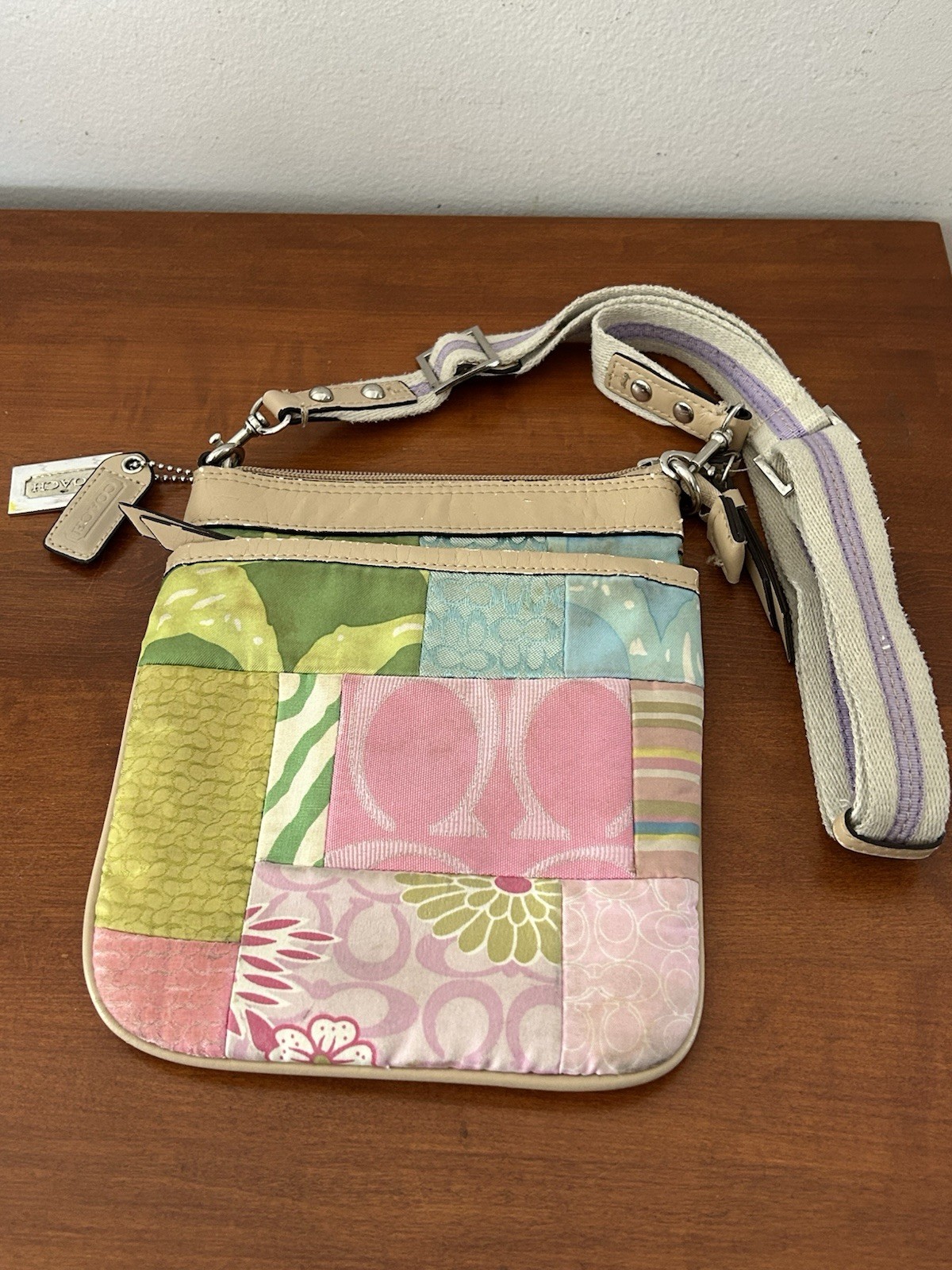 Patchwork Crossbody Bag - image 1