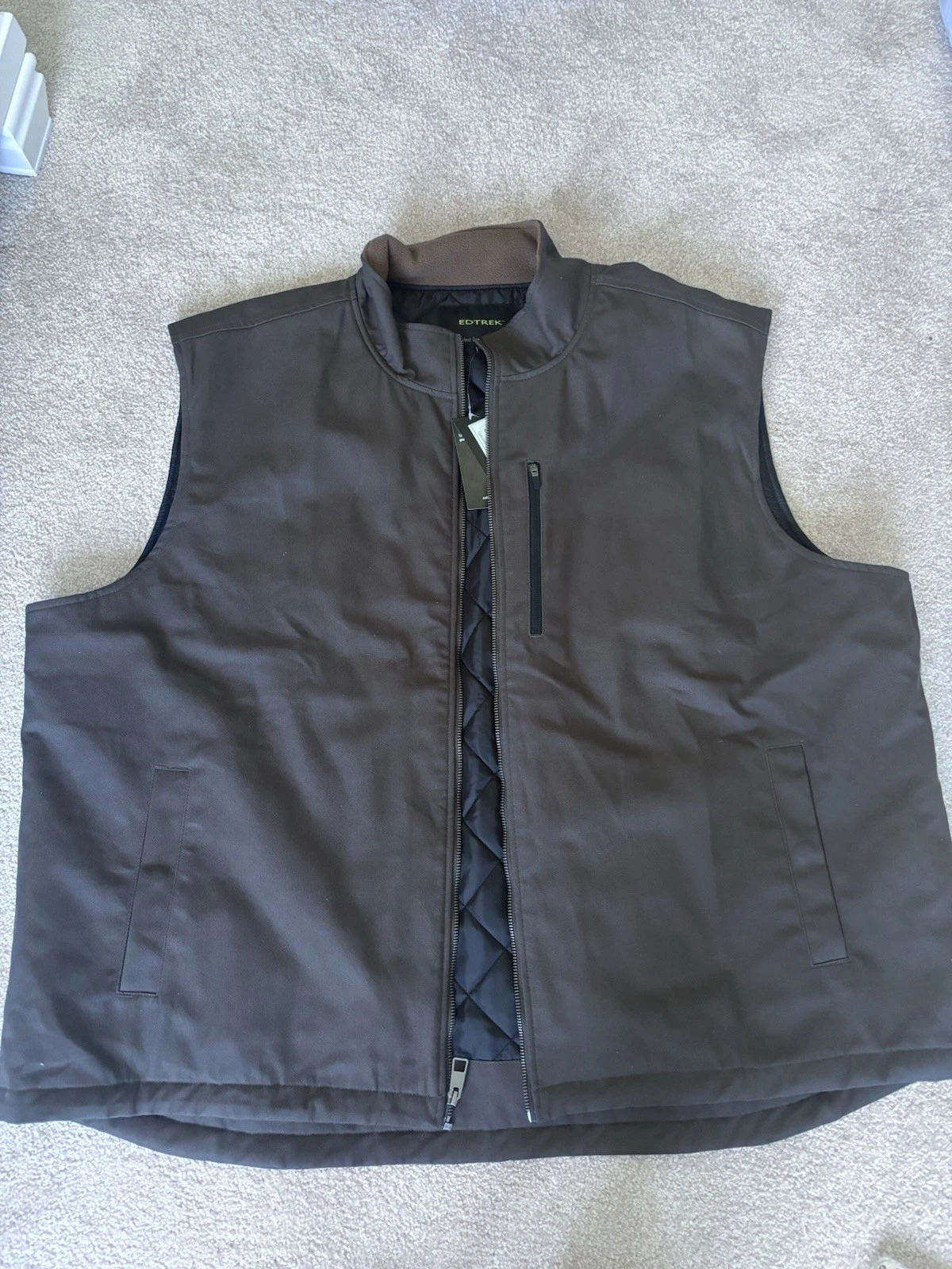 EDTREK Vest Mens 4XL Concealed Carry NWT Urban Zip Front Holster