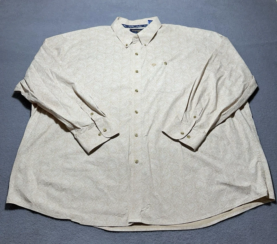 Camisa ARIAT Para Hombres Marrón Cachemira Abotonada Country Western Vaquero Rodeo Talla 4X Foto 2 de 4