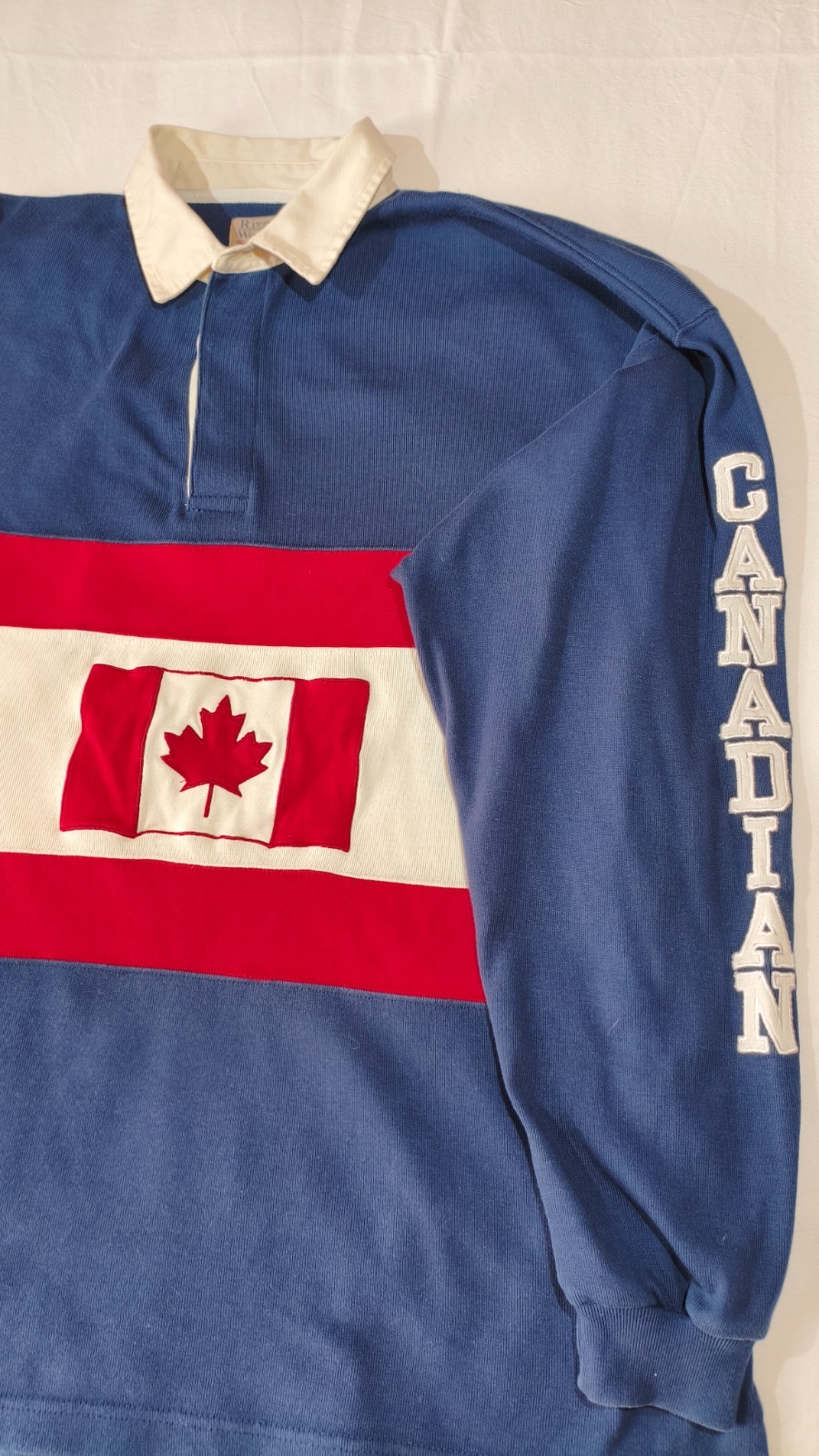 Canada Rugby Shirt 90s River Woods Langarm Canadian Flag Vintage Y2K 4
