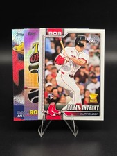 2026 Topps Series 1 Roman Anthony Boston Red Sox Rookie 3-Card RC Lot