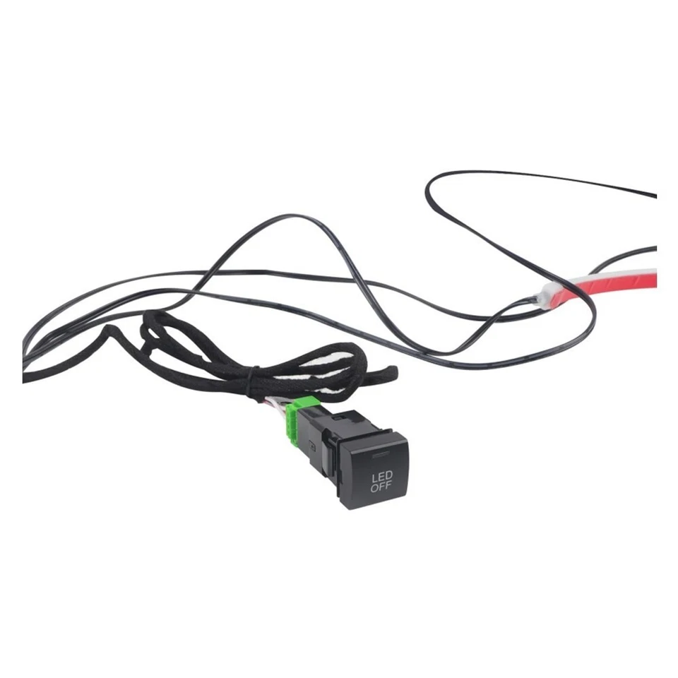 For Toyota RAV4 2019-2024 Blue Dashboard Console Light Stripe with On Off Switch - Image 4 of 4