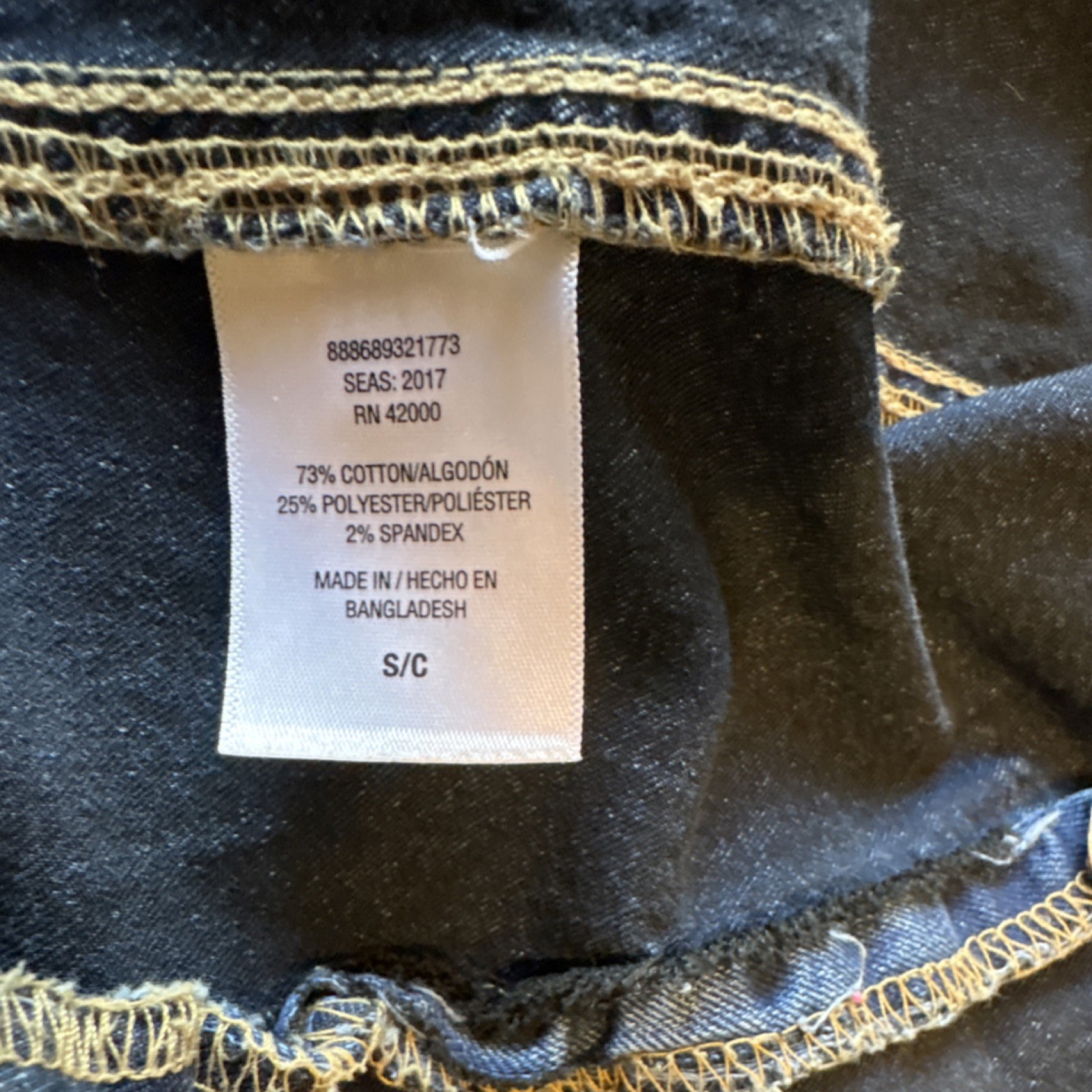 Basic Editions Women's Blue Button Jacket S Long … - image 3