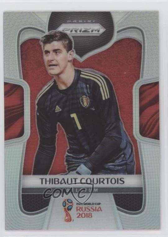 2018 Panini Prizm World Cup Silver Prizm Thibaut Courtois #21 0q2