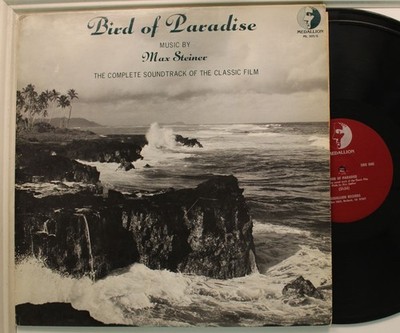 Soundtrack - Max Steiner 2 - Disc Lp Bird Of Paradise On Medallion - Vg+ To Vg++