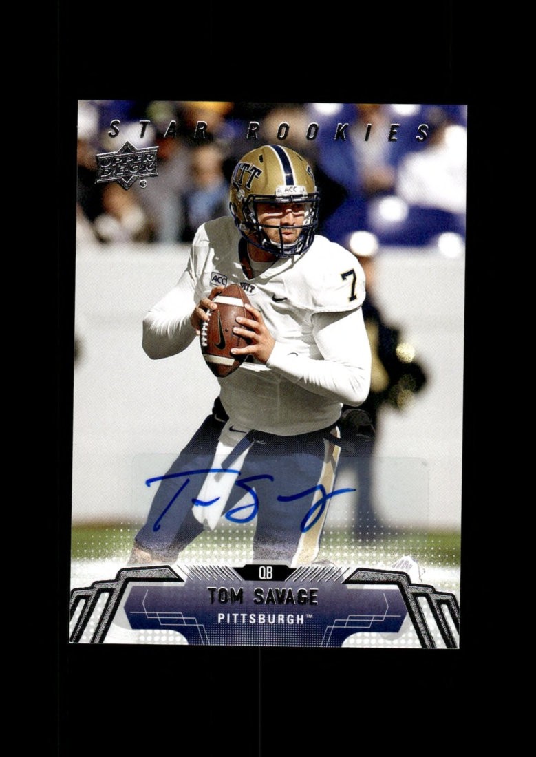 Tom Savage Upper Deck #61 Autograph