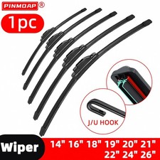 14 16 18 20 22 24 26 Inch Rubber Car Wiper Blade U Type Front Windshield J