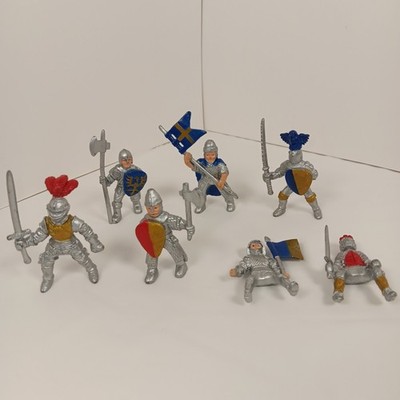  Safari Ltd Medieval Knight Mini Figures Lot of 7 Days of Old TOOB Figures