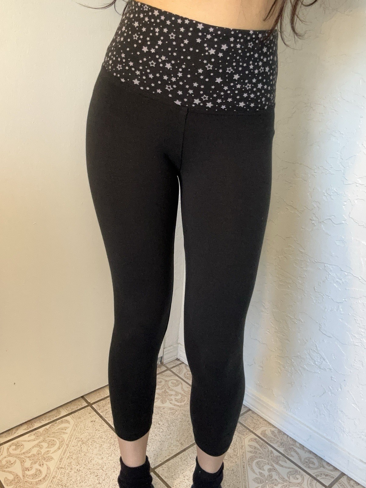 Victoria Secret Leggings Women Small Long Black High Rise Pocket Yoga Workout