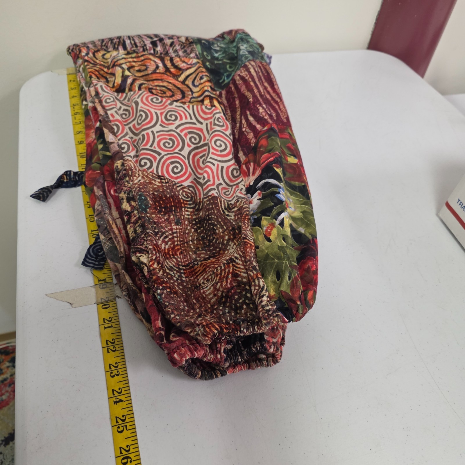 Handmade Patchwork Boho Harem Jogger Pants Size X… - image 9