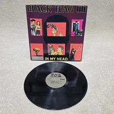 BLACK FLAG IN MY HEAD PUNK 1985 LP VINYL ALBUM SST 045