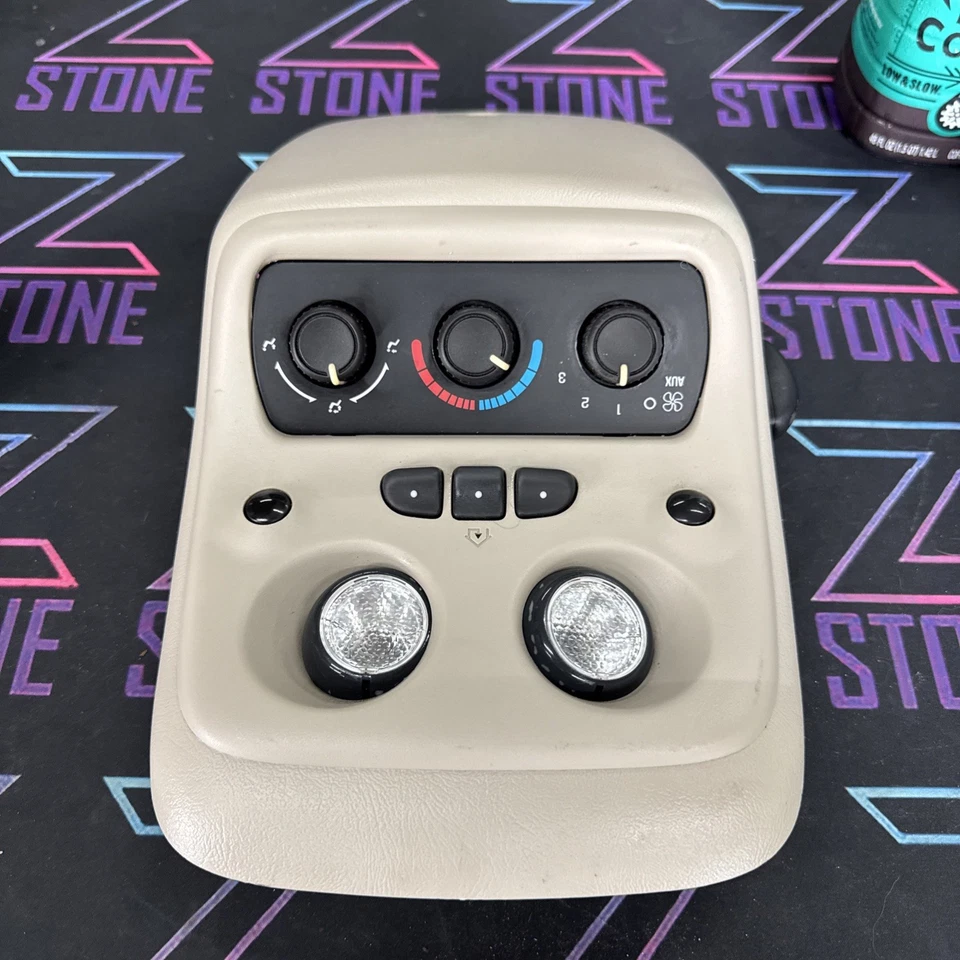 Consola aérea Yukon Tahoe Suburban Escalade 2000-2006/control de clima Shale Foto 2 de 4