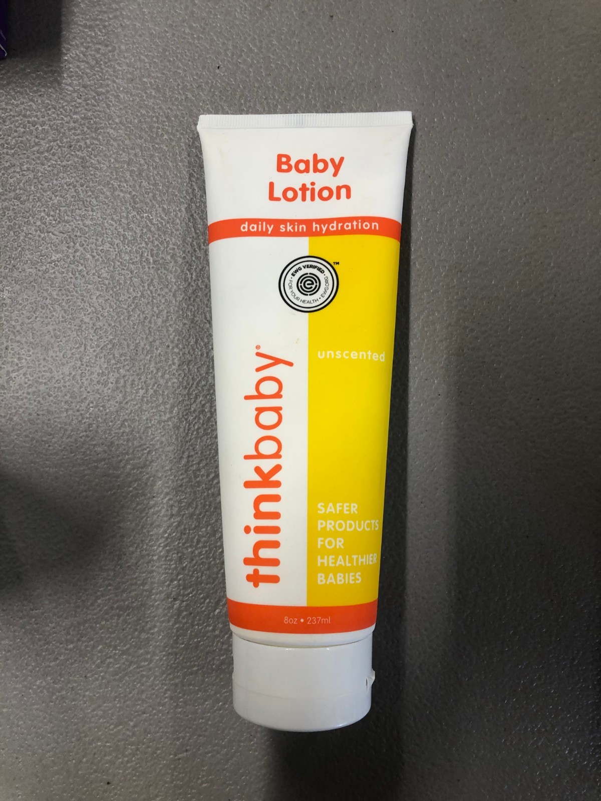 ThinkBaby Baby Lotion for Daily Hydration 8 oz Fragrance-Free Safe for Sensitive Skin