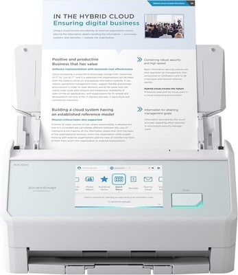   Ricoh ScanSnap iX2500 Dokumenten-Scanner WLAN Duplex ADF 100 Blatt Weiß  