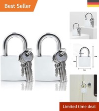 Vorhängeschloss 32mm Silber - Robust und Ideal für Koffer und Schränke