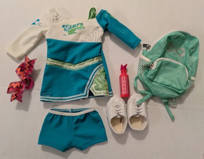 American Girl Doll Competition Cheer Outfit Play Condition Nfinity Accessories
