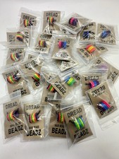 24 pcs Dread Beadz Lot Rubber Hair Braid Dreadlock Beads Clips Headwear