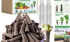 Hydroponic Growing kit for Indoor Garden,80 Grow Sponges, 20 Grow 101 Pcs 0.32 per gallon