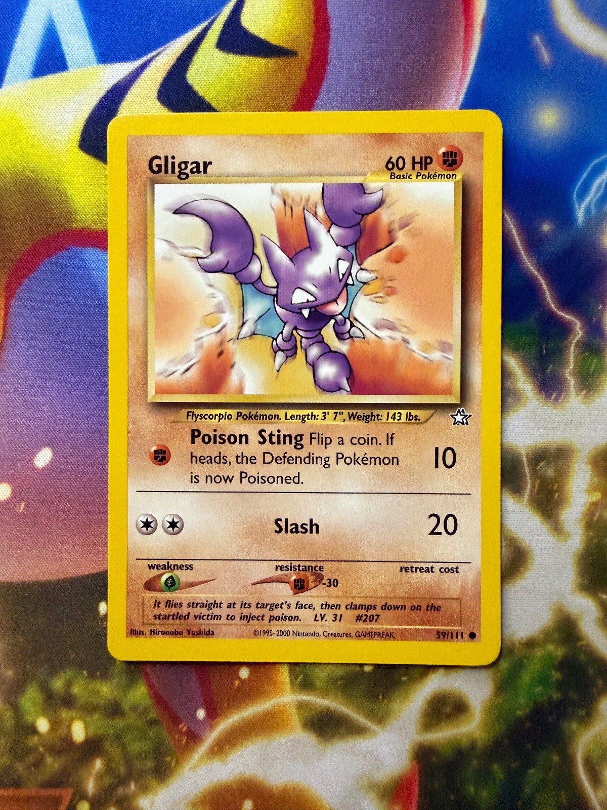 GLIGAR 59/111 NEO GENESIS Unlimited Common Pokemon