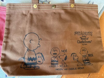 Shinzaburo Ichizawa PEANUTS Snoopy Canvas Tote Bag 40x39cm Neu